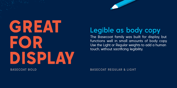 Basecoat Font Poster #1