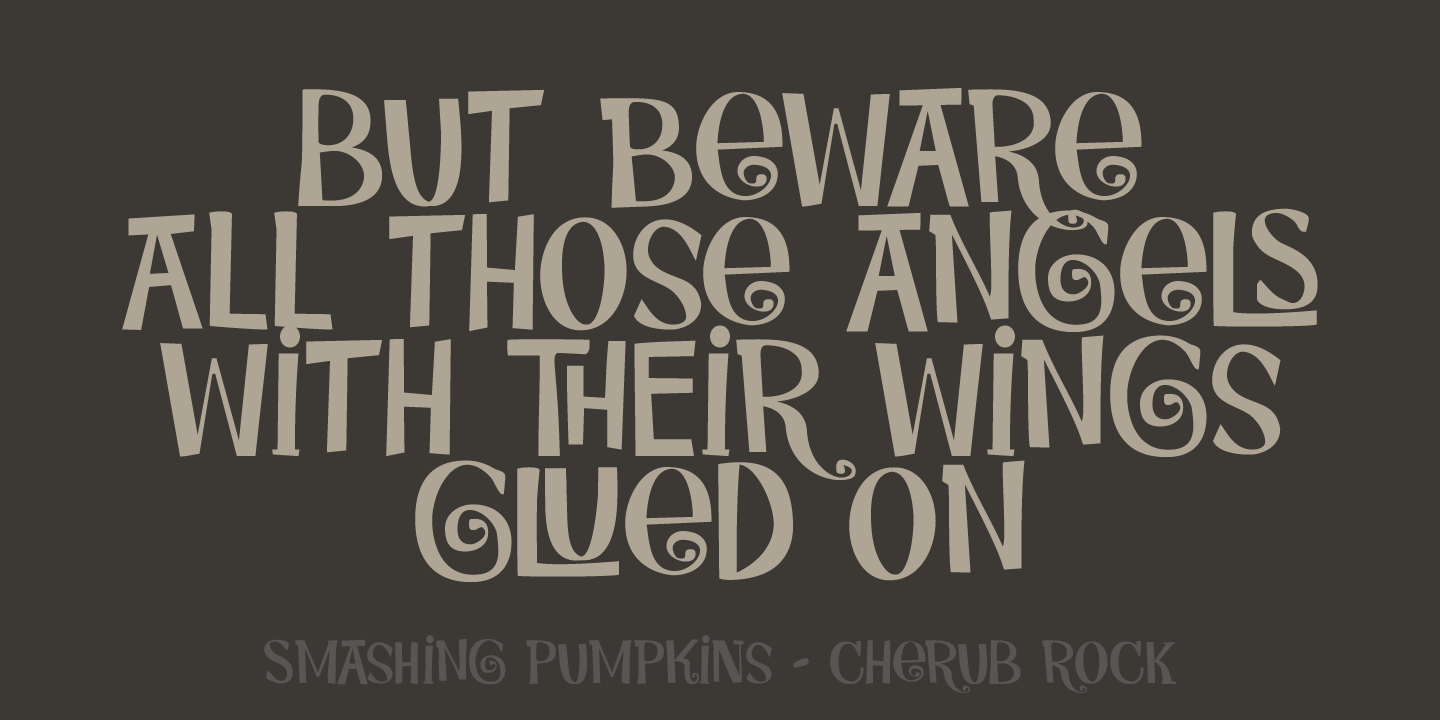 Cherubina Font Poster #1