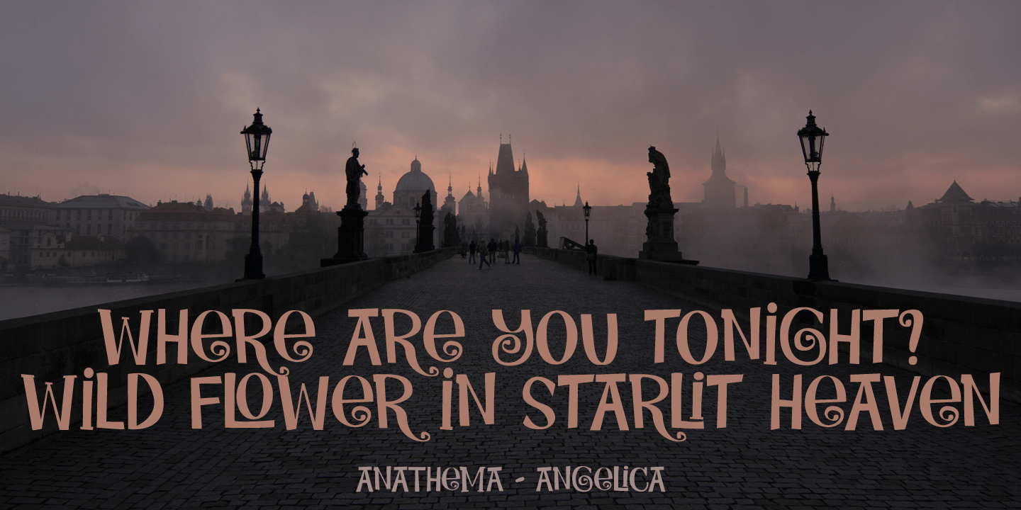 Cherubina Font Poster #1