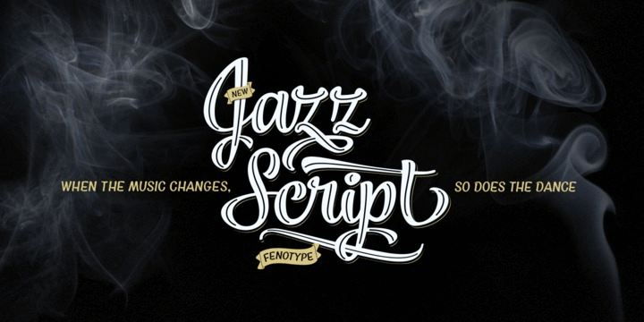 Jazz Script Font Family Poster