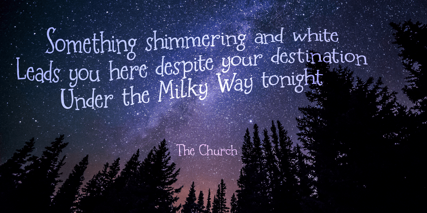 Starlight Lovers Font Poster #1
