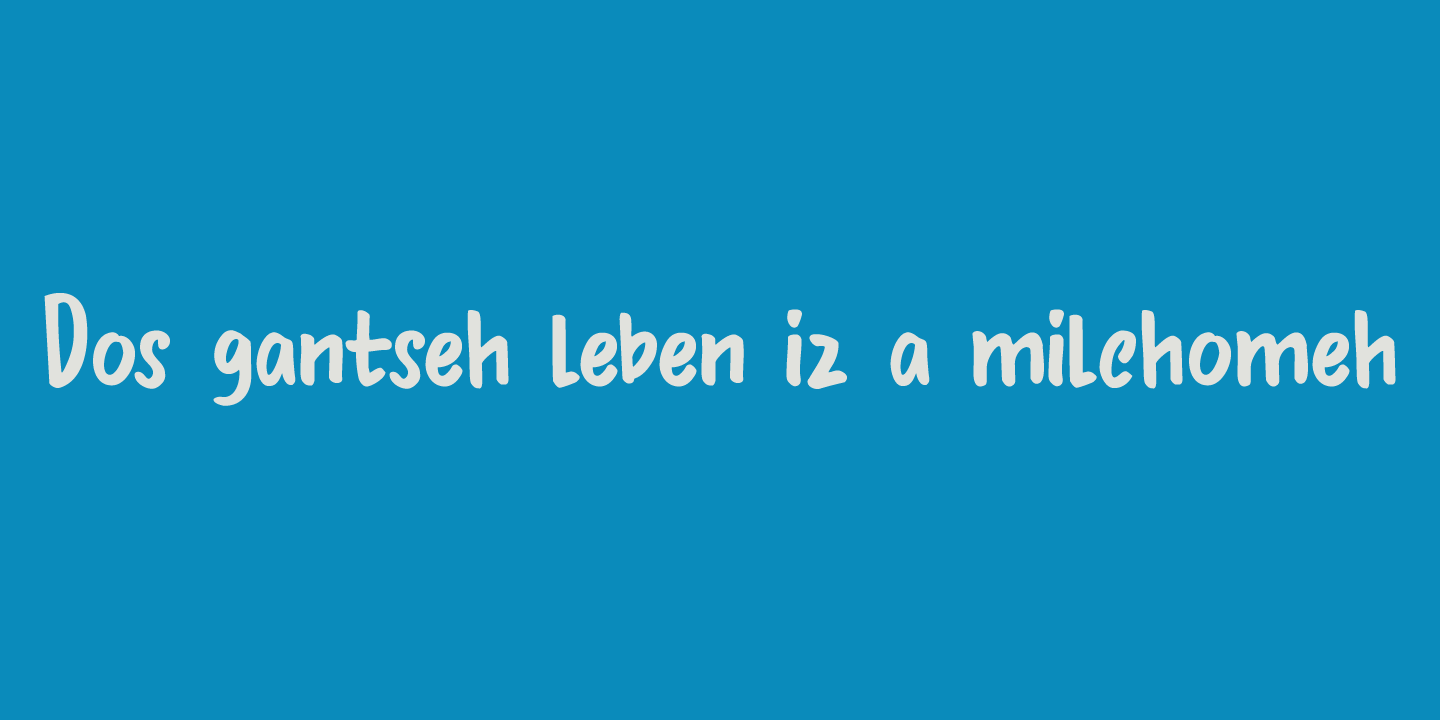 Bupkis Font Poster #1