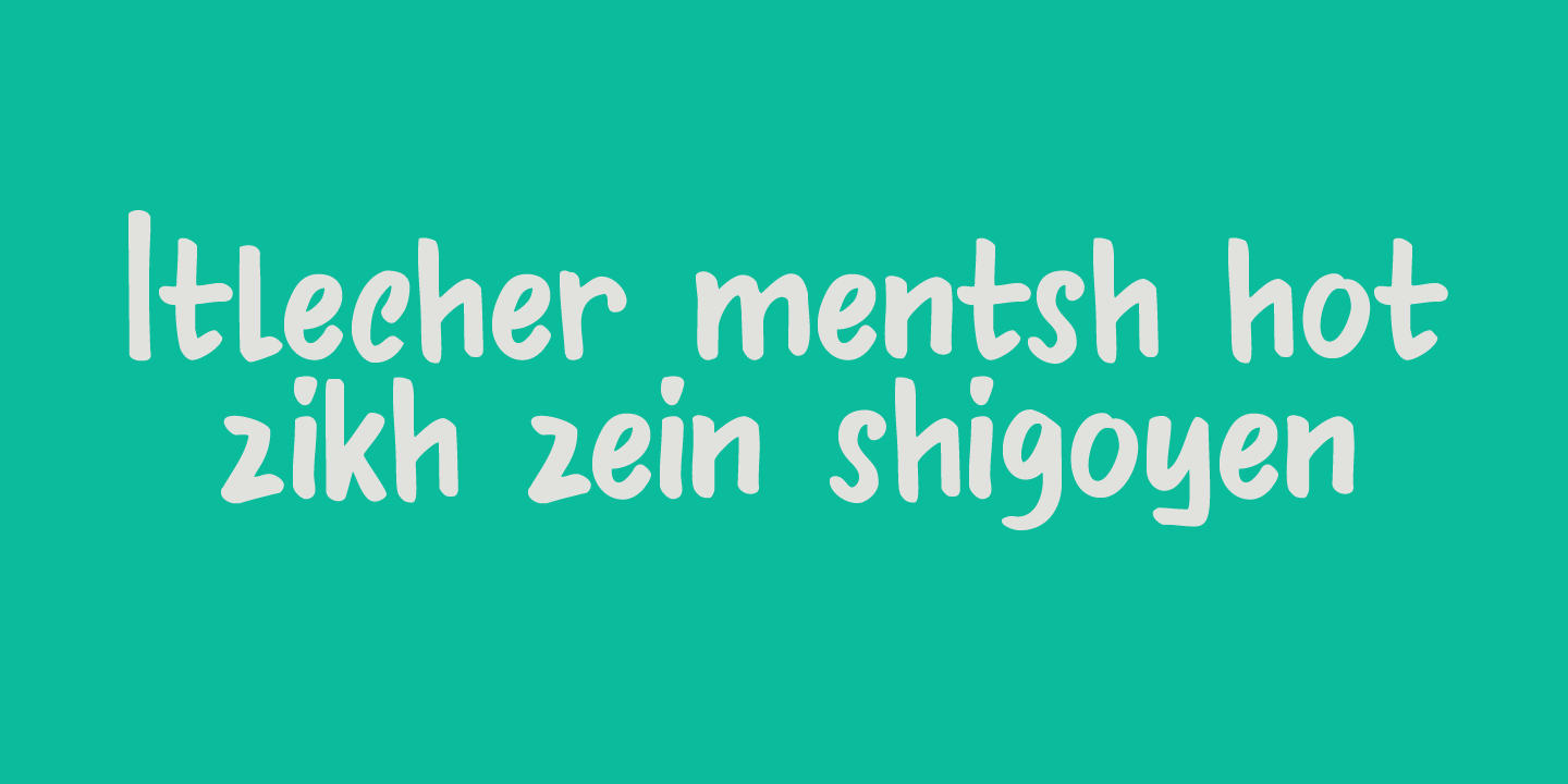 Bupkis Font Poster #1