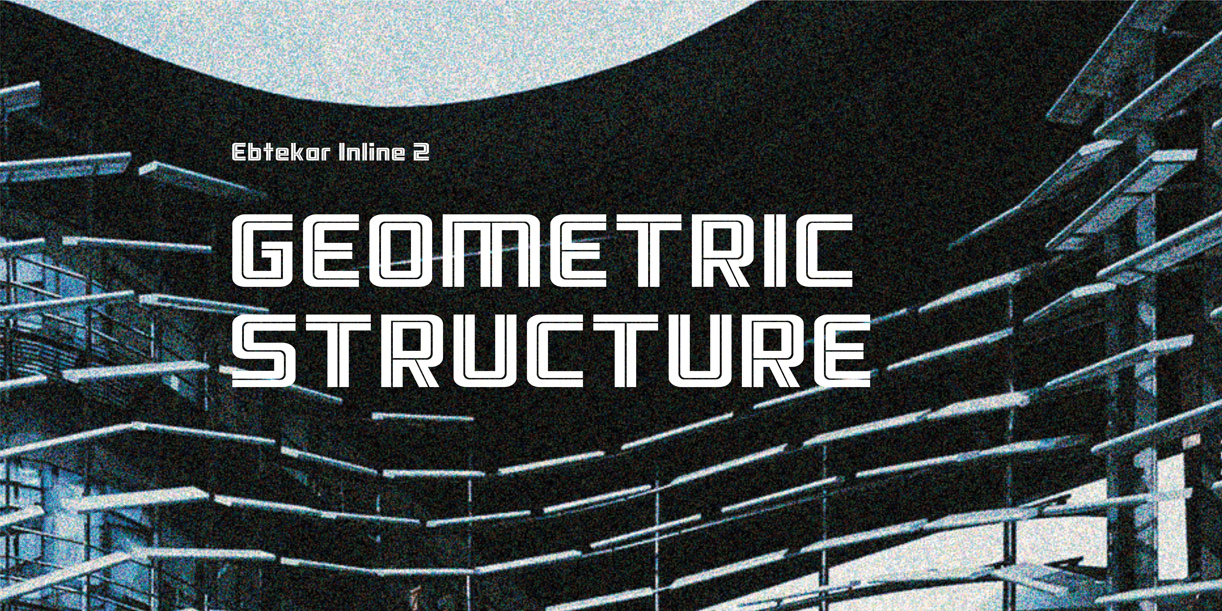 Ebtekar Font Poster #1