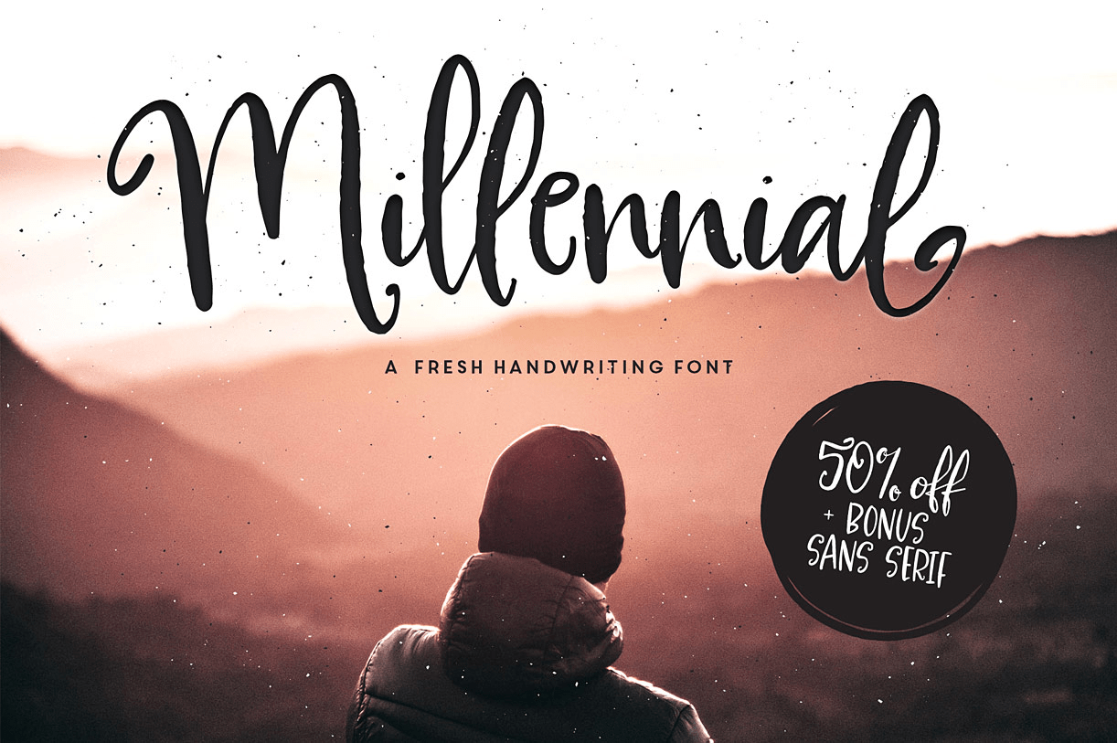 Millennial Script Poster