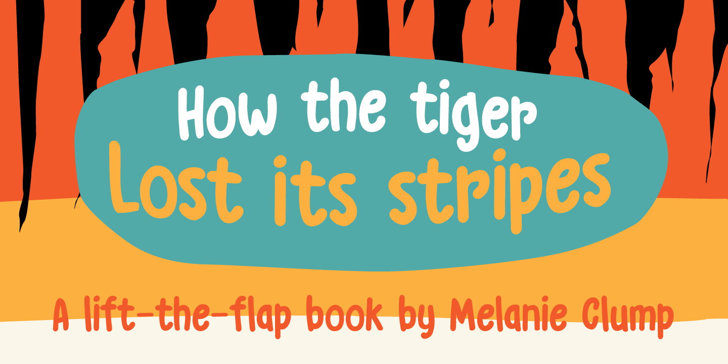 Grumpy Tiger Font Poster #1