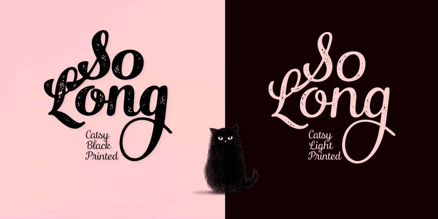Catsy Font Poster #1