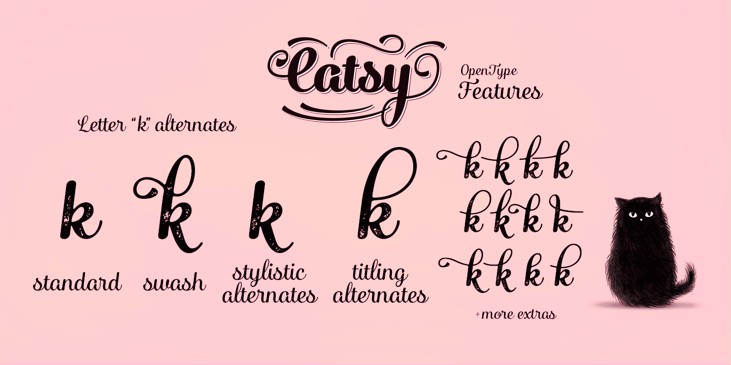 Catsy Font Poster #1