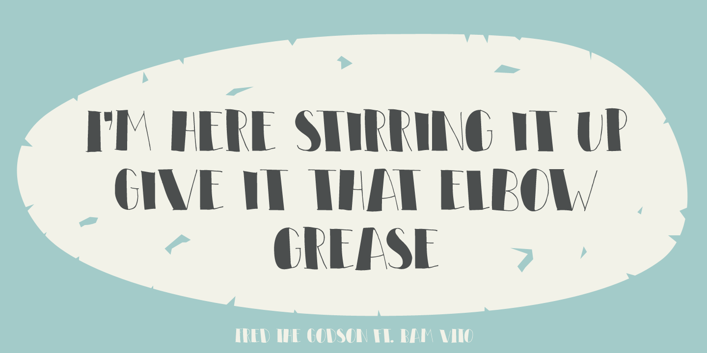 Elbow Grease Font Poster #1