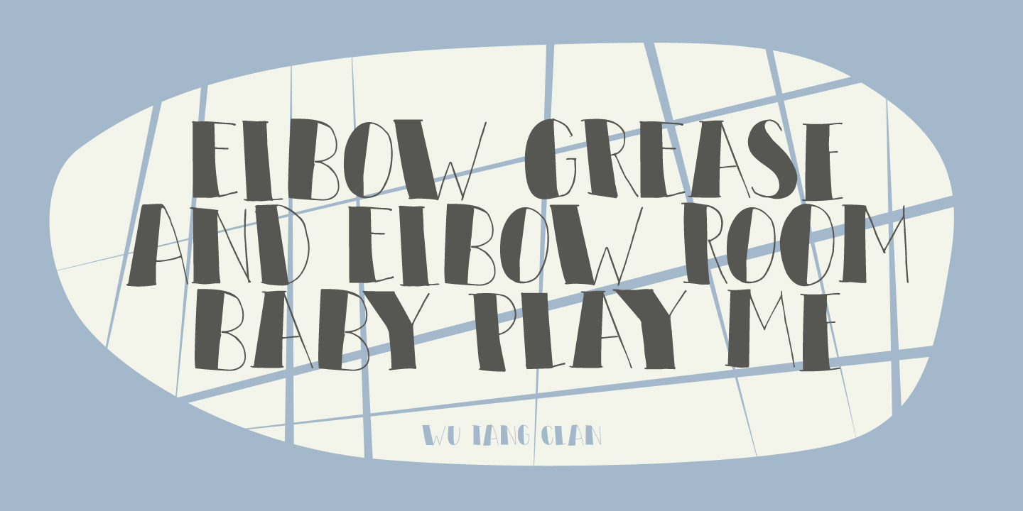 Elbow Grease Font Poster #1
