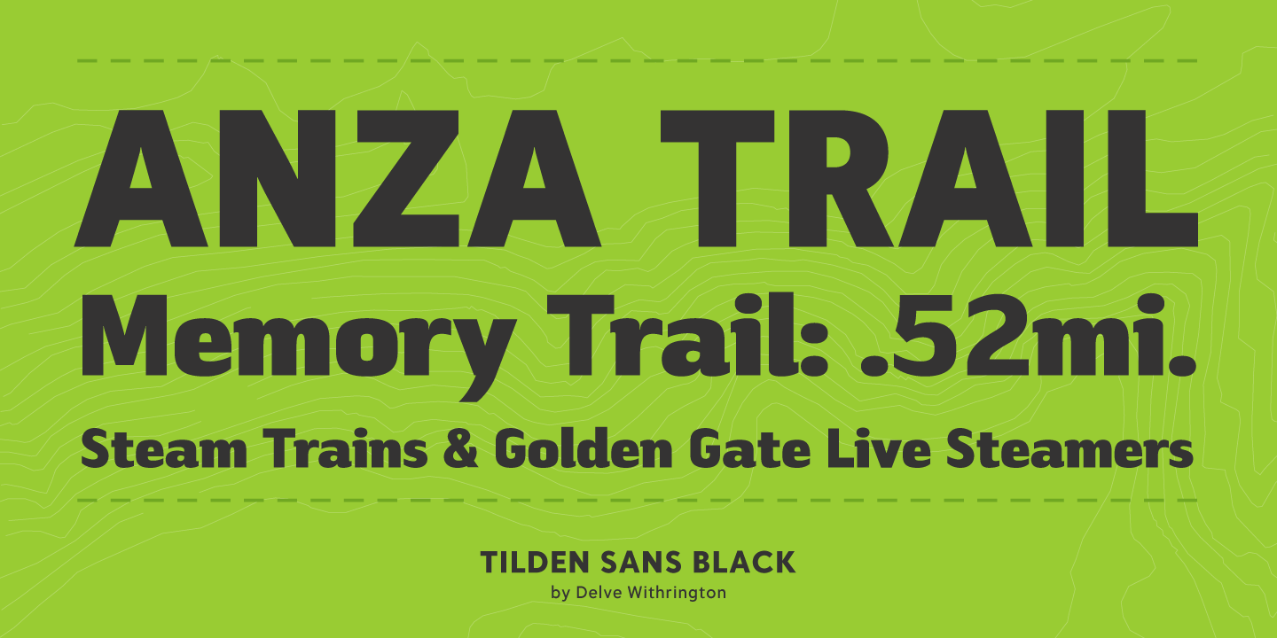 Tilden Sans Font Poster #1