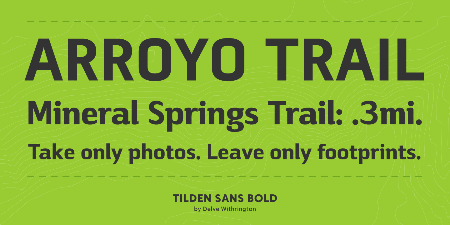 Tilden Sans Font Poster #1