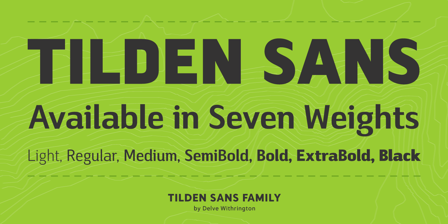 Tilden Sans Font Poster #1