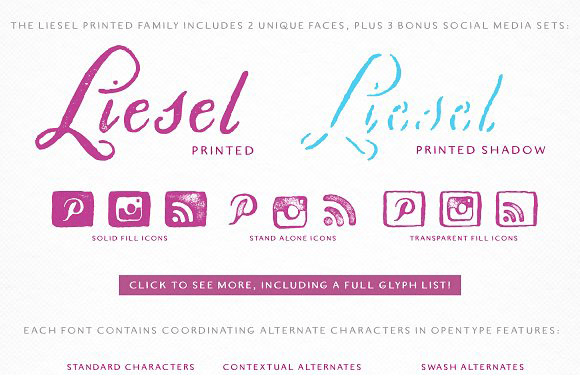 Liesel Font Poster #1