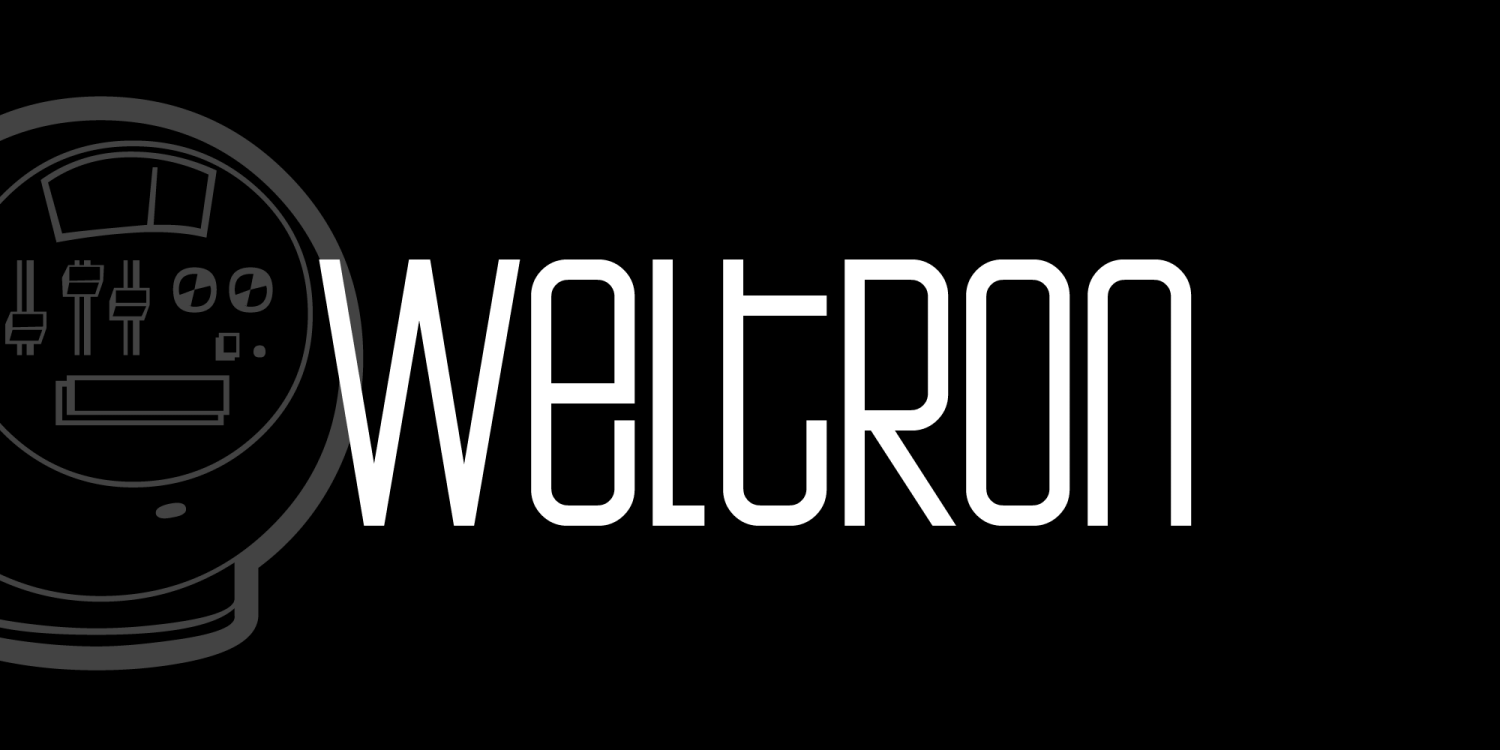 Weltron Font Poster #1