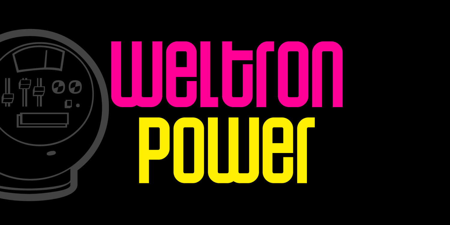 Weltron Font Poster #1