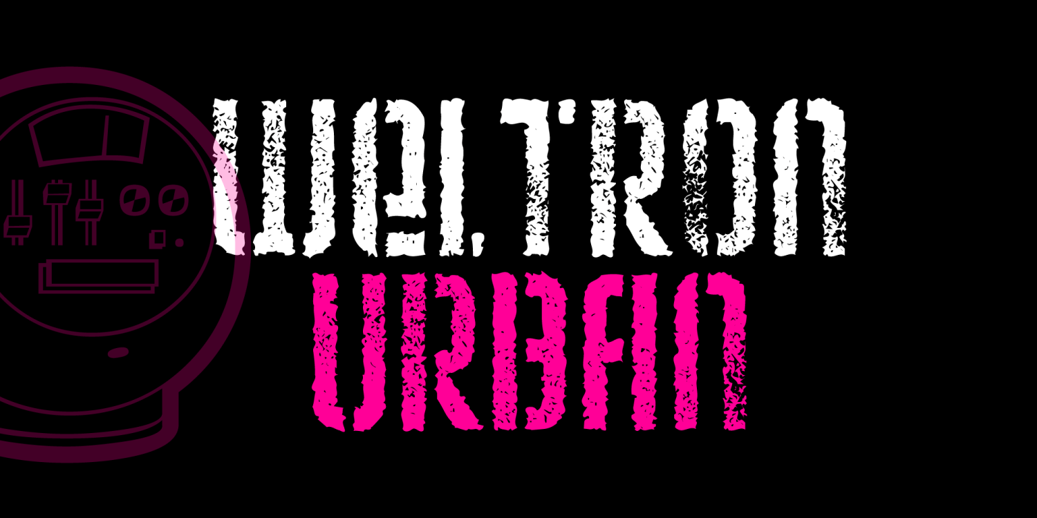 Weltron Font Poster #1