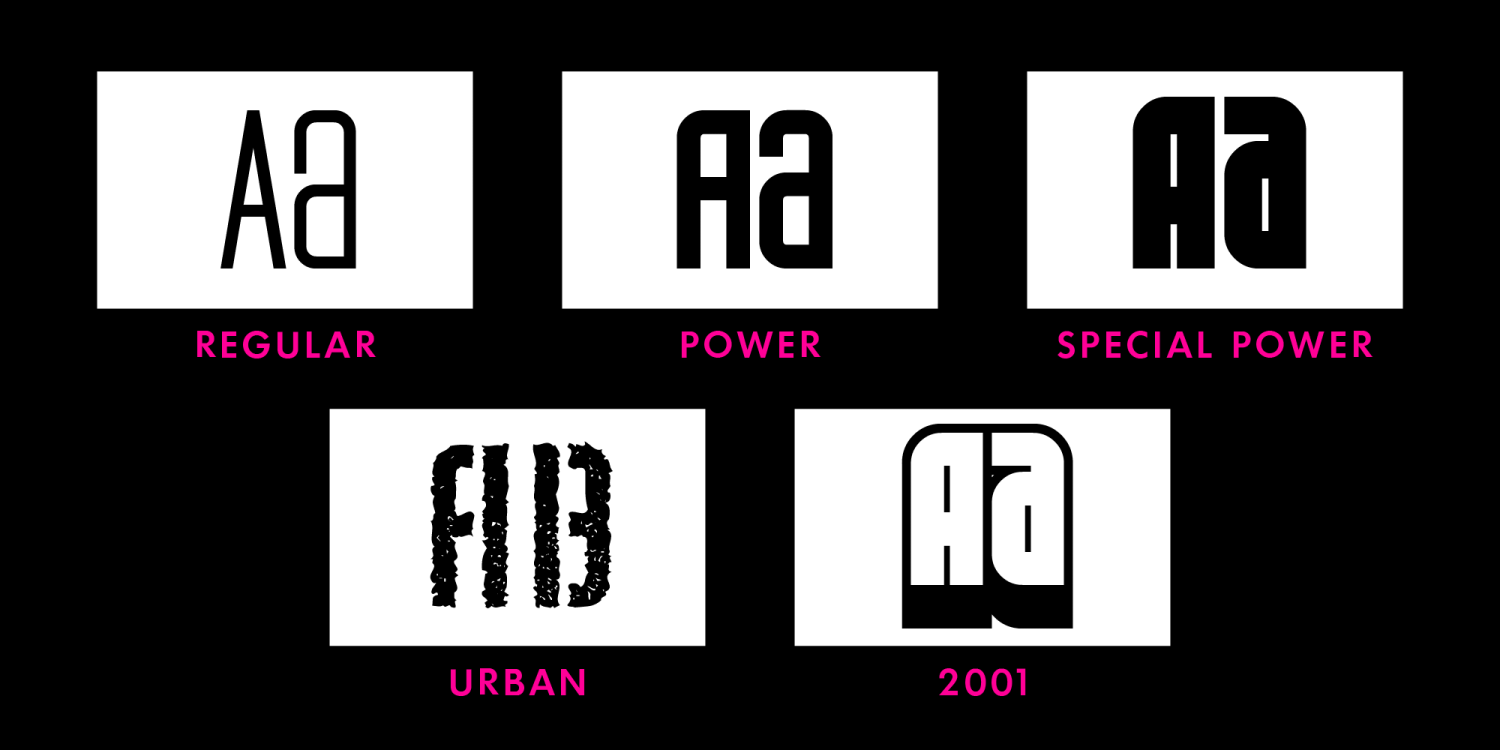 Weltron Font Poster #1