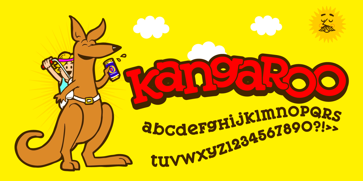 Kangaroo Font Poster #1