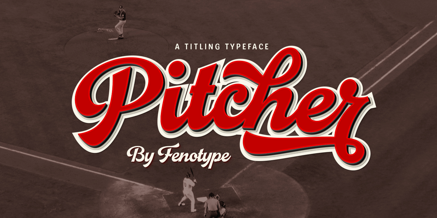 Pitcher Font Family Poster