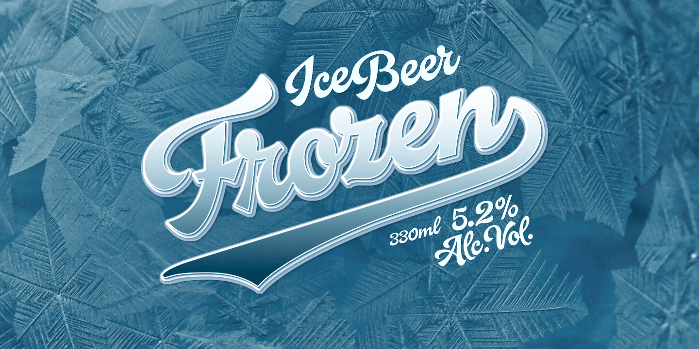 Pitcher Font Poster #1