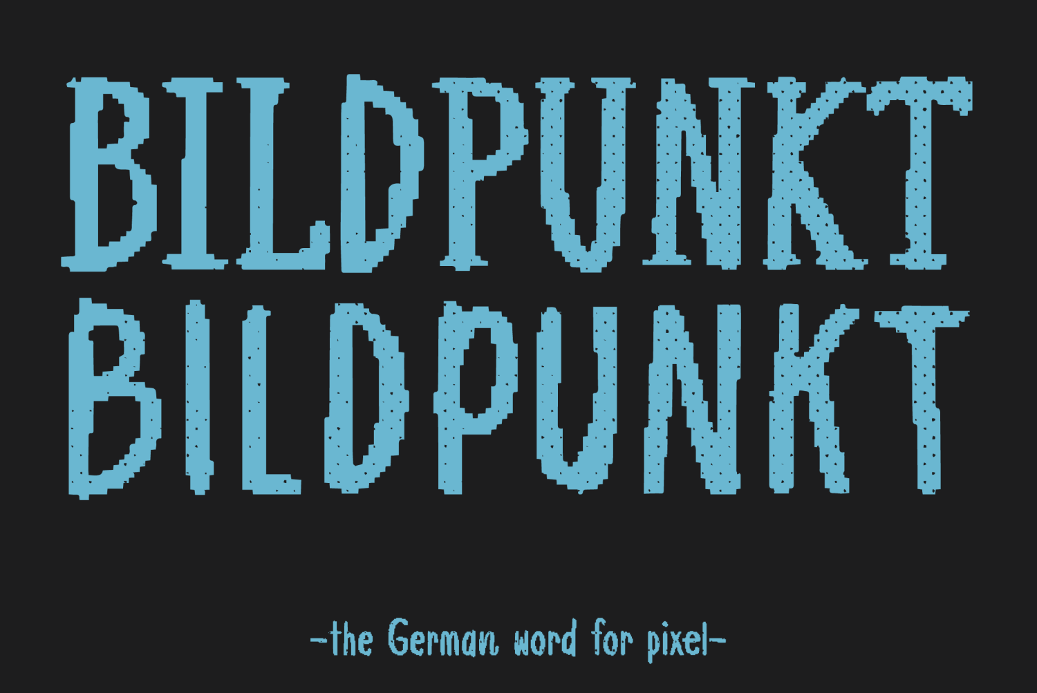 YWFT Edger Font Poster #1