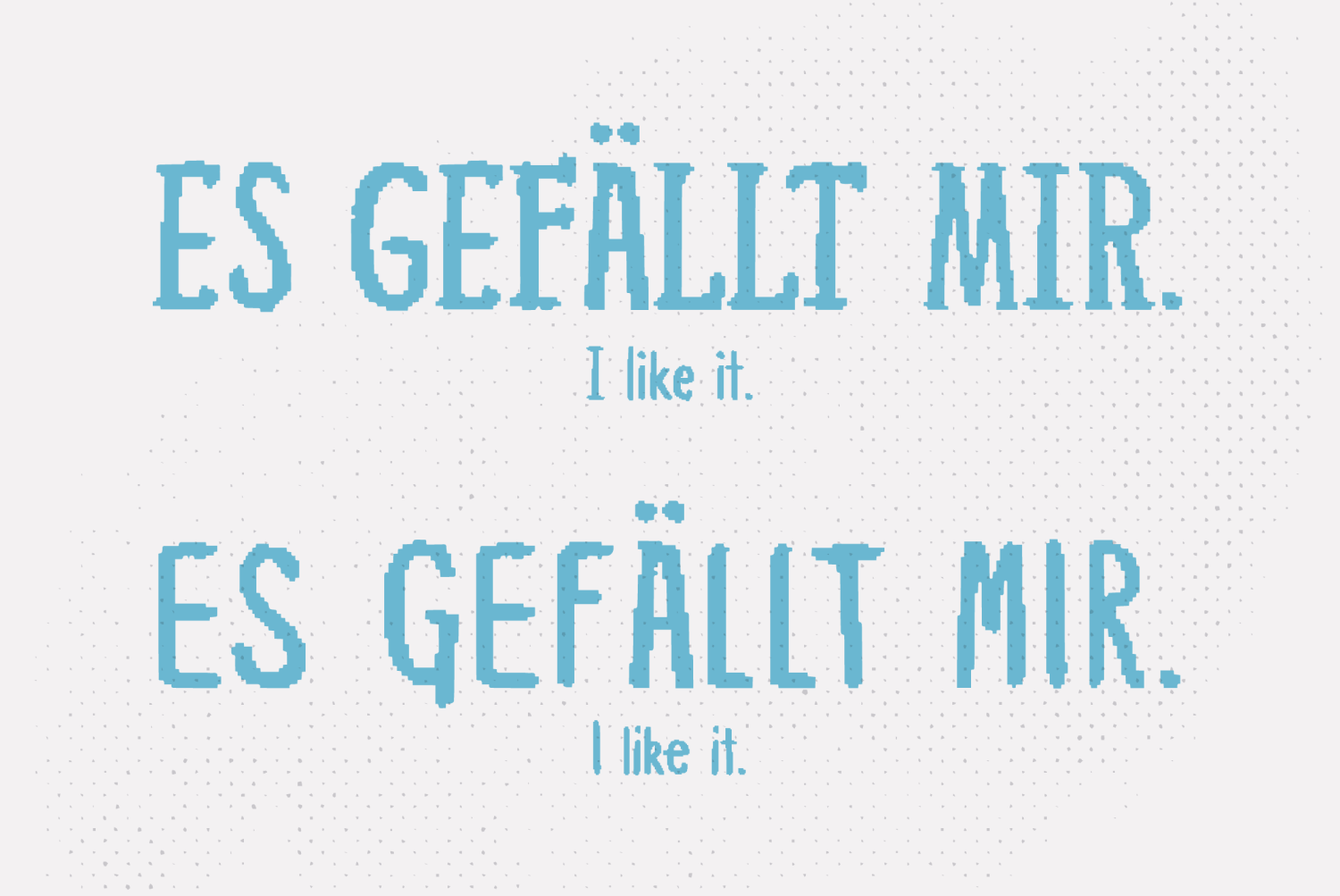 YWFT Edger Font Poster #1