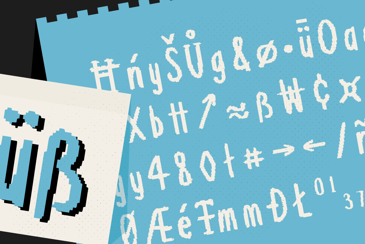 YWFT Edger Font Poster #1