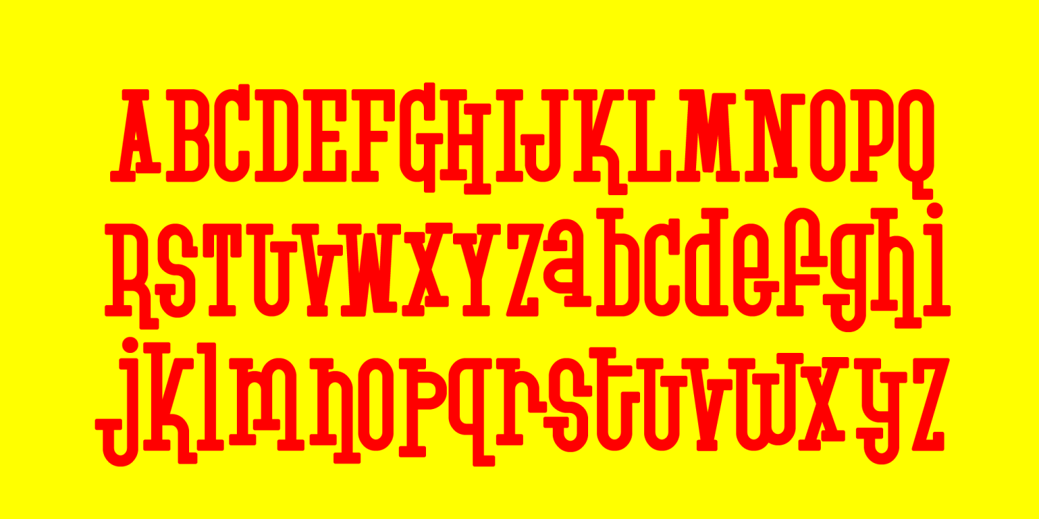 Krupke Font Poster #1