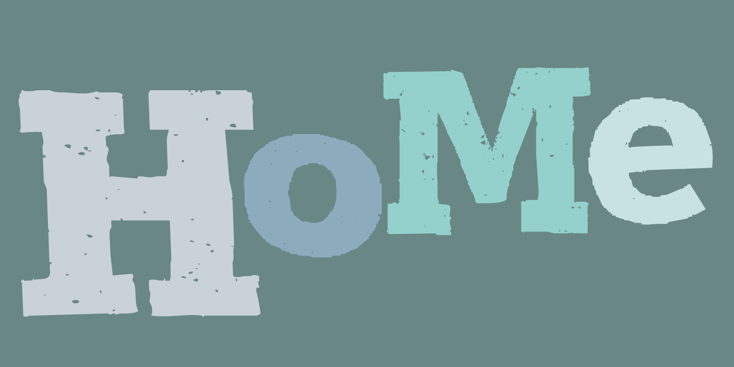Homeward Bound Font Poster #1