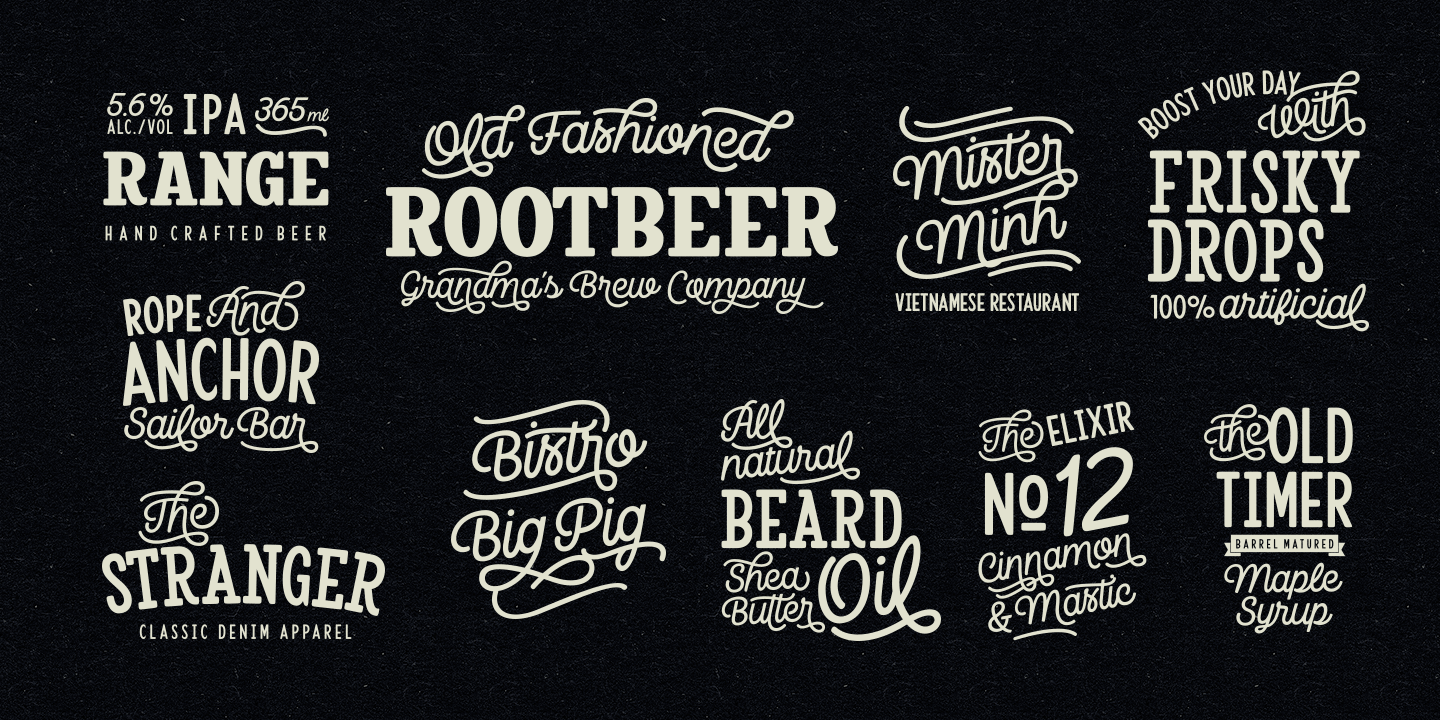 Camper Font Poster #1