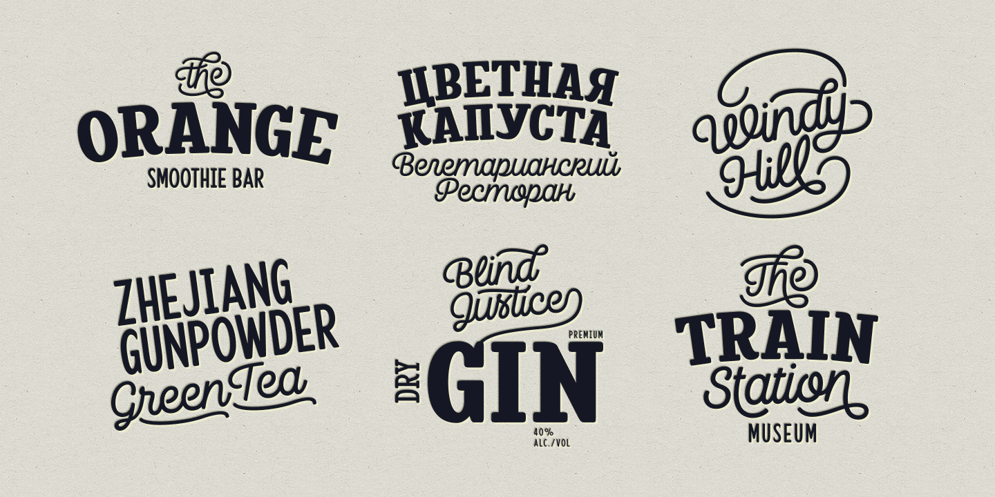 Camper Font Poster #1