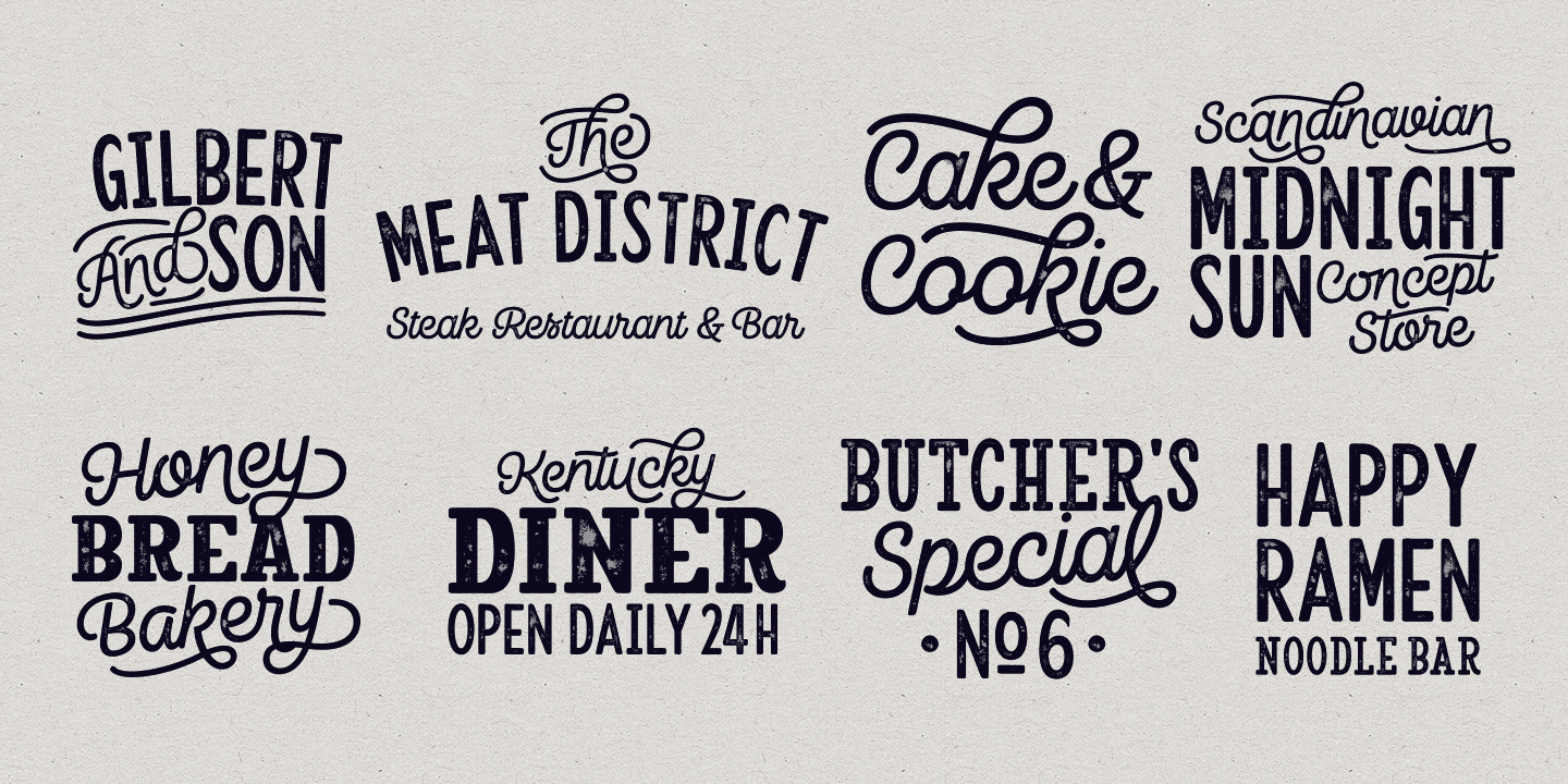Camper Font Poster #1