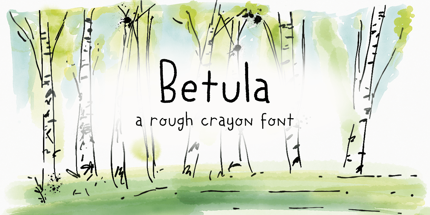 Betula Font Poster #1