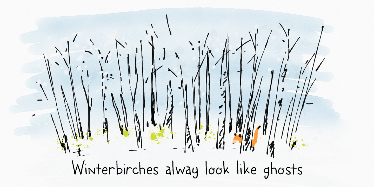 Betula Font Poster #1
