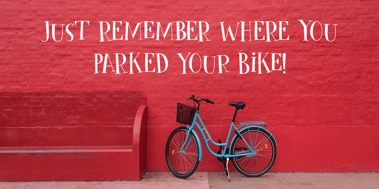 Cykelsmed Font Poster #1