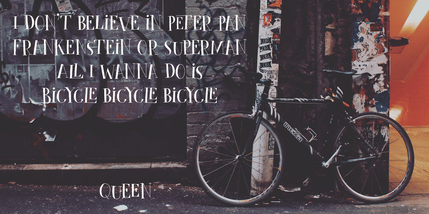 Cykelsmed Font Poster #1