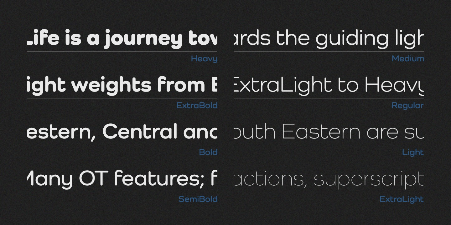 Como Font Poster #1