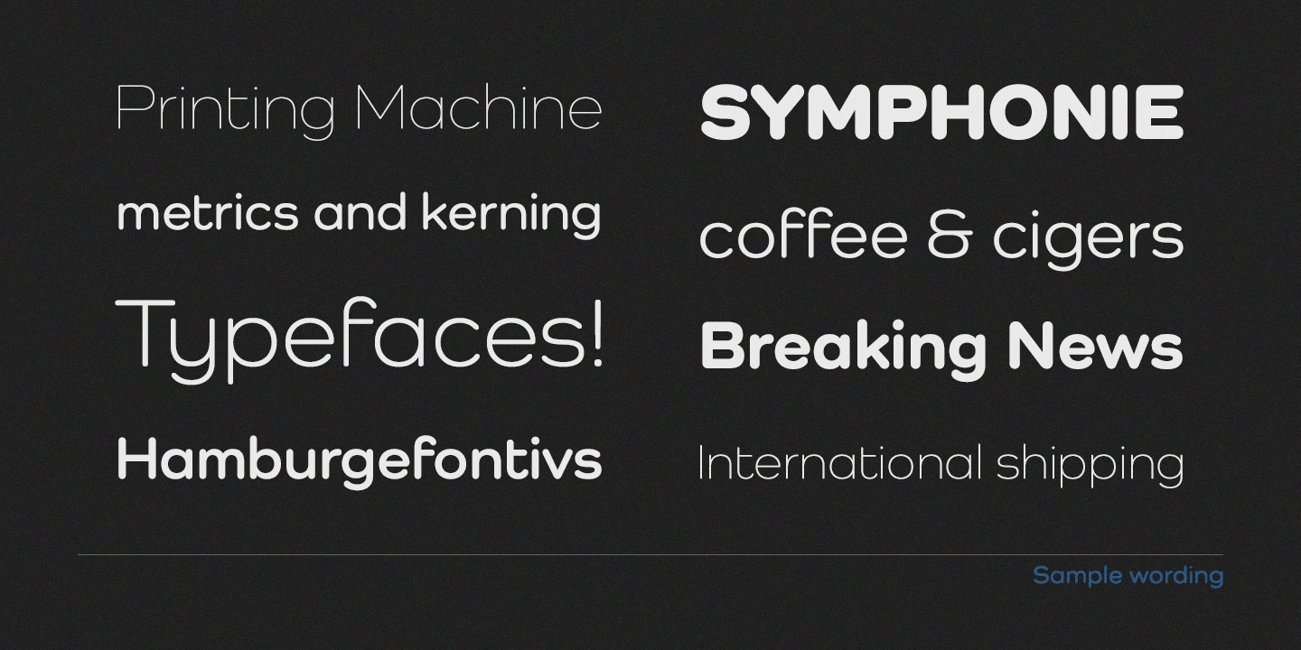 Como Font Poster #1