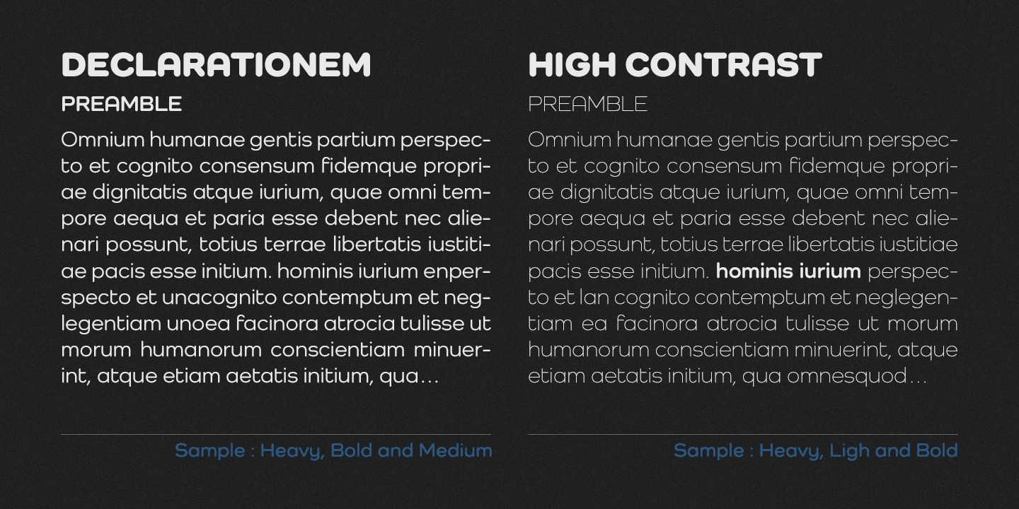 Como Font Poster #1