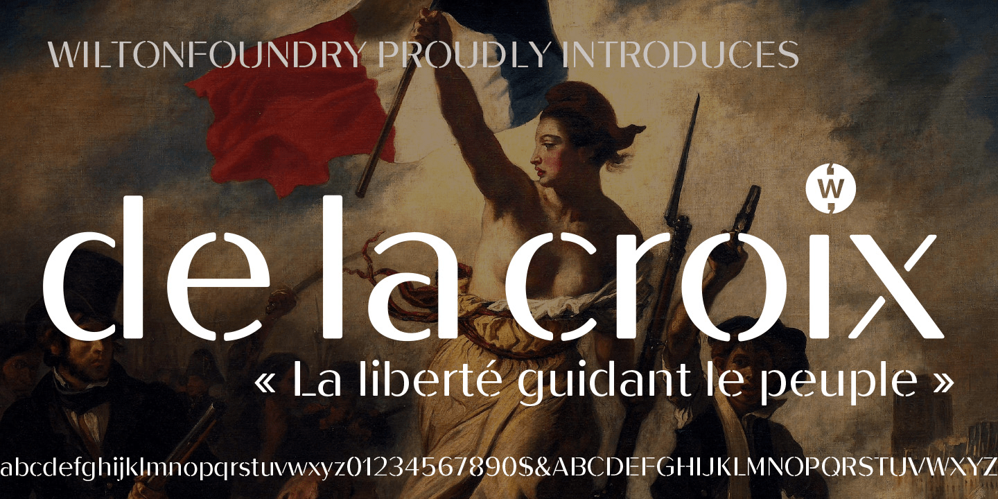 De La Croix Font Poster #1