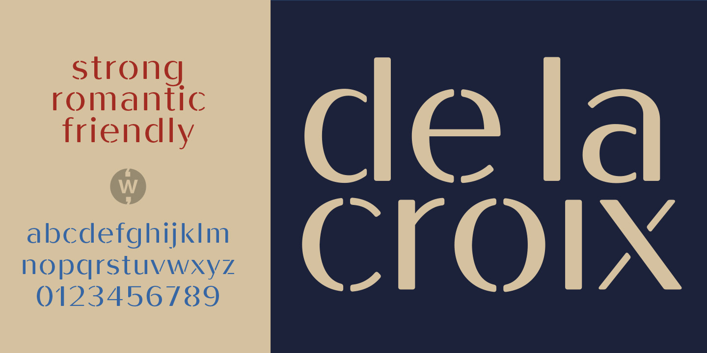 De La Croix Font Poster #1