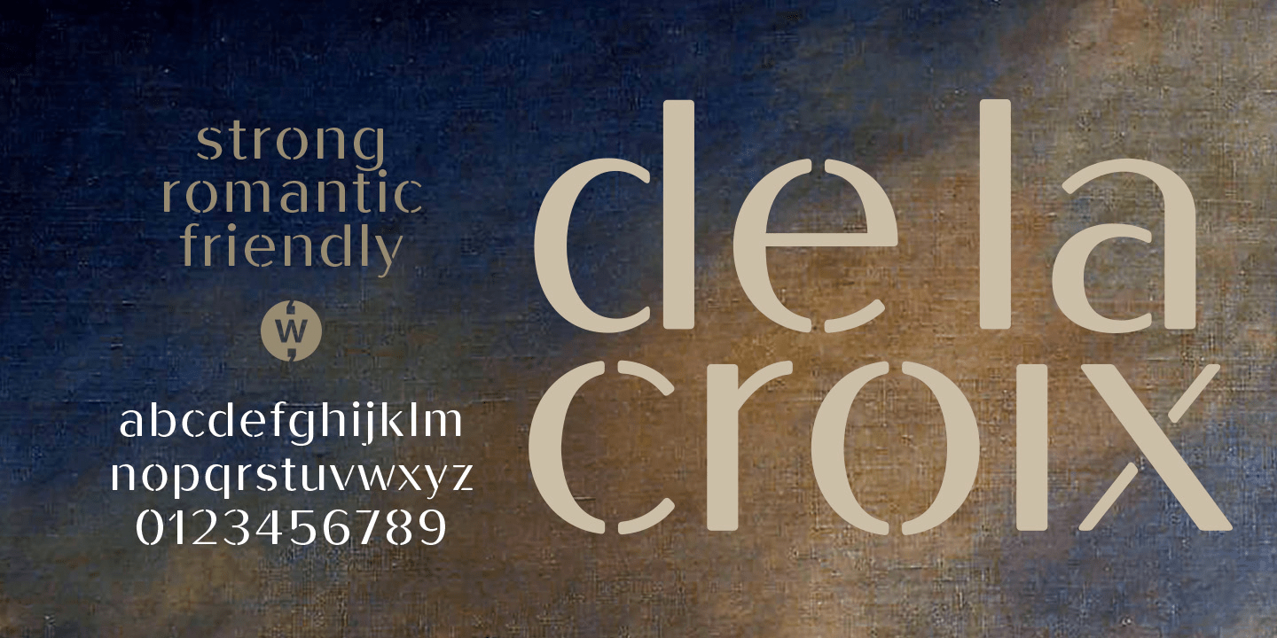 De La Croix Font Poster #1