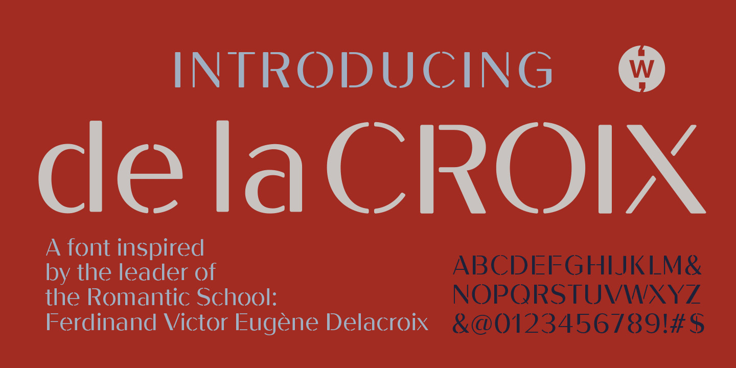 De La Croix Font Poster #1