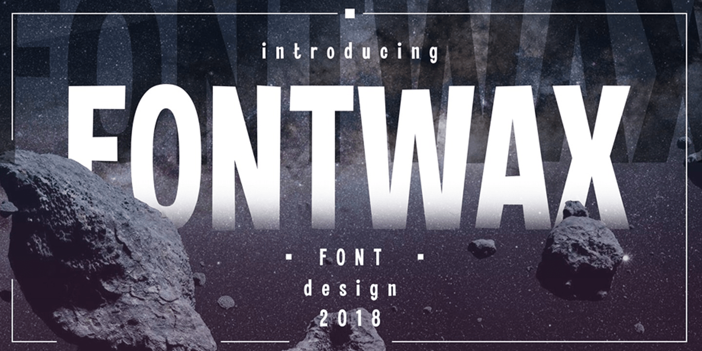 Fontwax Font Poster #1