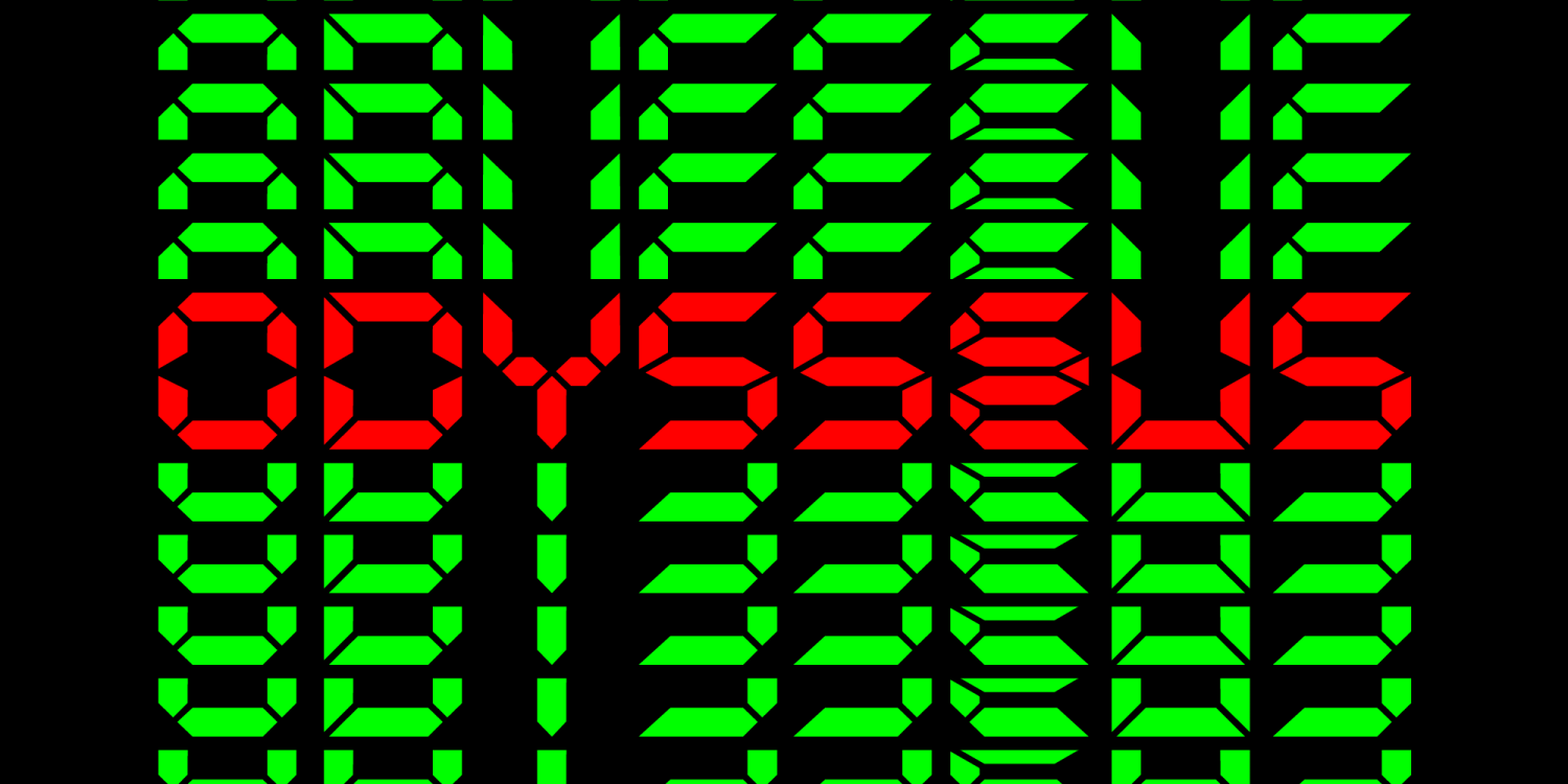 Odysseus Font Poster #1