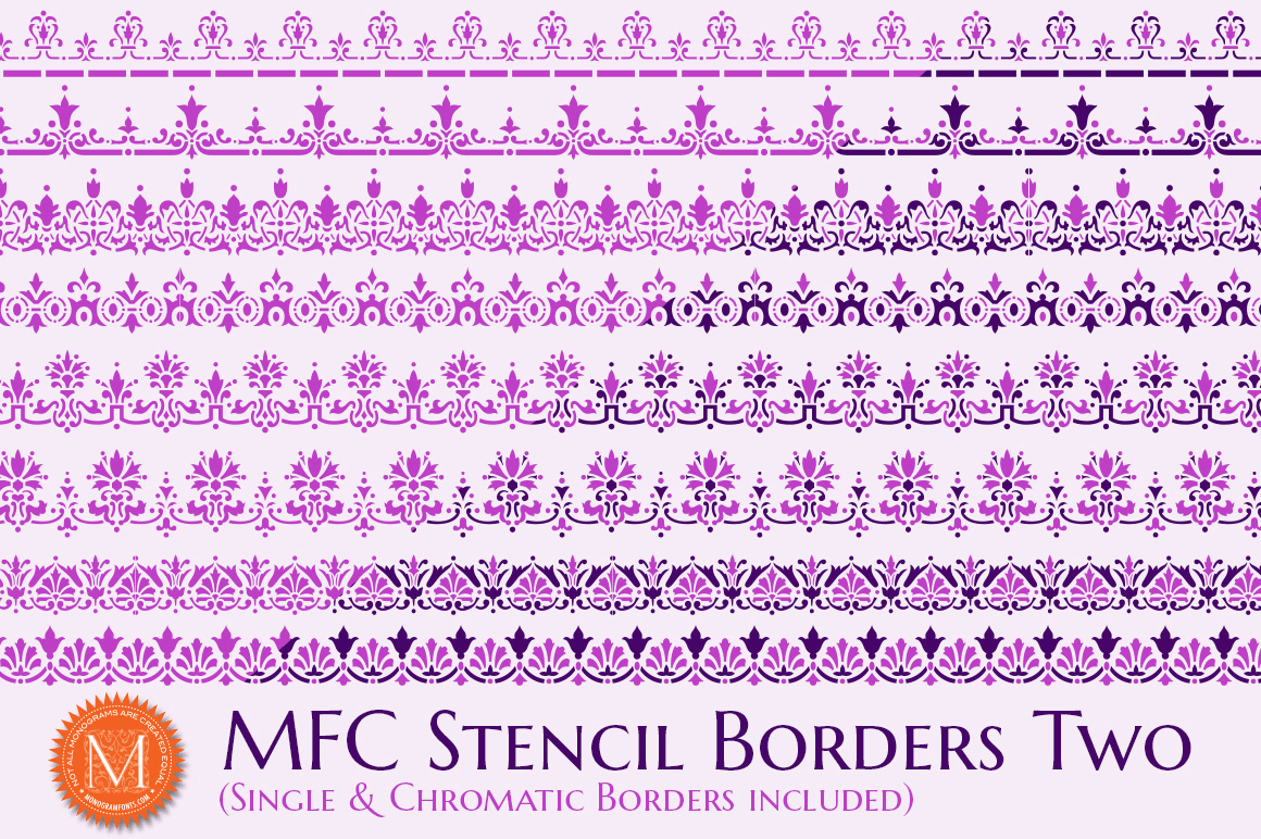 MFC Stencil Borders Two Font Poster #1
