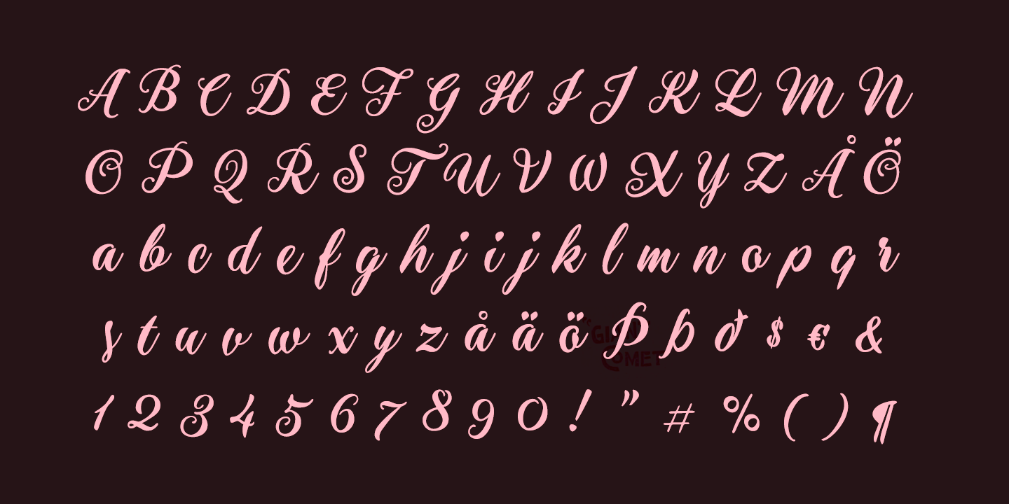 Aster Script Font Family By Fenotype aster-script-font-family-by-fenotype