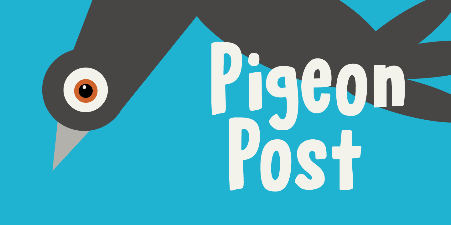Pigeon Post Font Poster #1