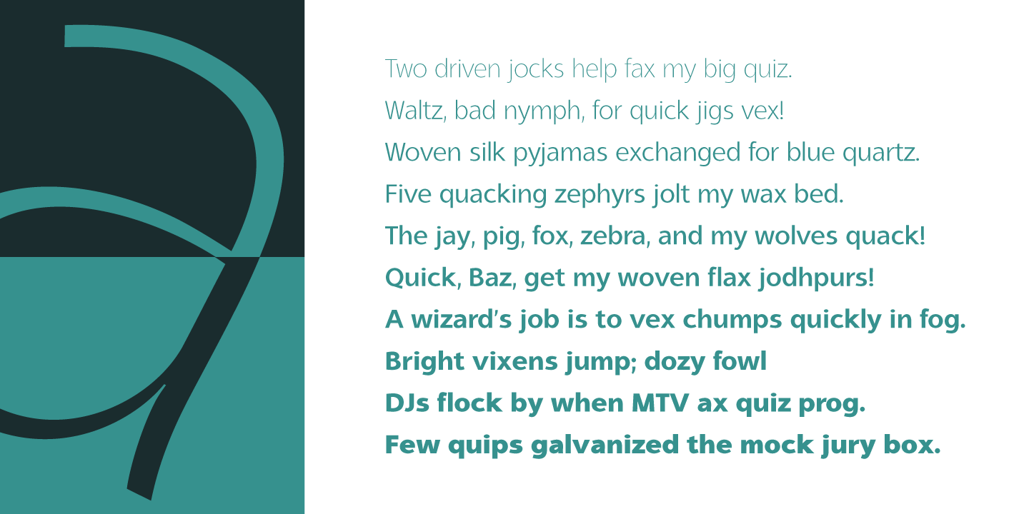 Aleante Font Poster #1